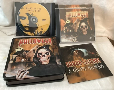 Night Of The Living Dead (DVD, 1968) + Halloween Urban Legends/Music Steelcase - Image 1 of 4