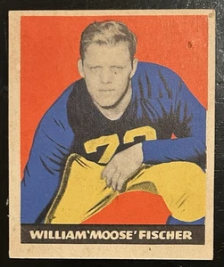 Leaf Set-Break 1949 # 7 Bill William (Moose) Fischer en muy buen estado-VGEX - Imagen 1 de 2