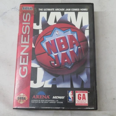 Sega Genesis NBA Jam Basketball Game Midway 1994 - Image 1 of 4
