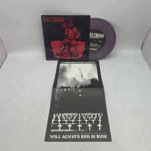 Life Crisis Churchstate EP Vinyl 7" 45RPM US 2005 Limited Gray Edition VG+ Punk - Foto 1 di 2