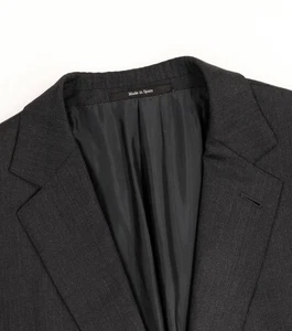 Cappotto sportivo uomo 44 L Ermenegildo Zegna multistagione grigio antracite 100% lana - Foto 1 di 14