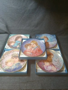 5 NIB Edna Hibel Mother's Day Plates  - Picture 1 of 20