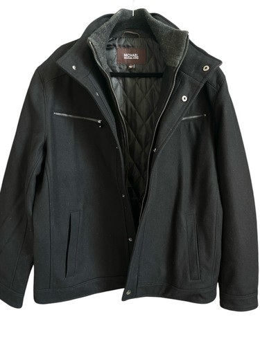 CAPPOTTO DA CAMPO MICHAEL KORS MISTO LANA Uomo Taglia Large Usatoe Ottimeioni