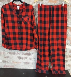Conjunto de pijama Wondershop At Target a cuadros para mujer talla S pequeño pantalones rojos P - Imagen 1 de 2