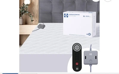 Sealy Luxury Heated Mattress Pad Cal King Size 72x84 Inch