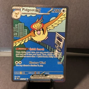 Pokemon TCG Pidgeot EX 225/197 Obsidian Flames Special Illustration NM/M - Picture 1 of 2