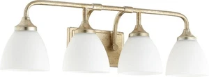Enclave - 4 Light Bath Vanity in Quorum Home Collection style - 26.5 inches - Picture 1 of 1