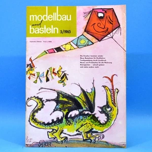 DDR Modellbau und Basteln 5 1965 Trabant Hamsterkäfig Pendeluhr Drachen basteln - Bild 1 von 1