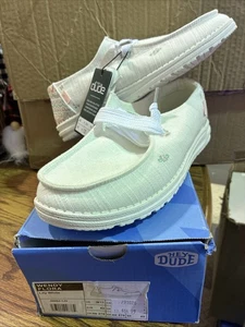 Hey Dude Wendy Flora Lily weiße Slipper Turnschuhe Größe 11 brandneu - Bild 1 von 6