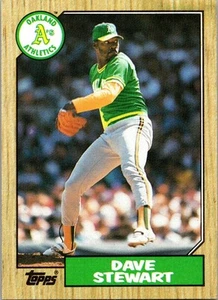 1987 Topps #14 Dave Stewart - Picture 1 of 2