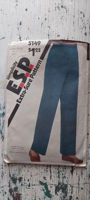 Simplicity Sewing Pattern For Women, Pants Size 16 - 20 - Image 1 of 2