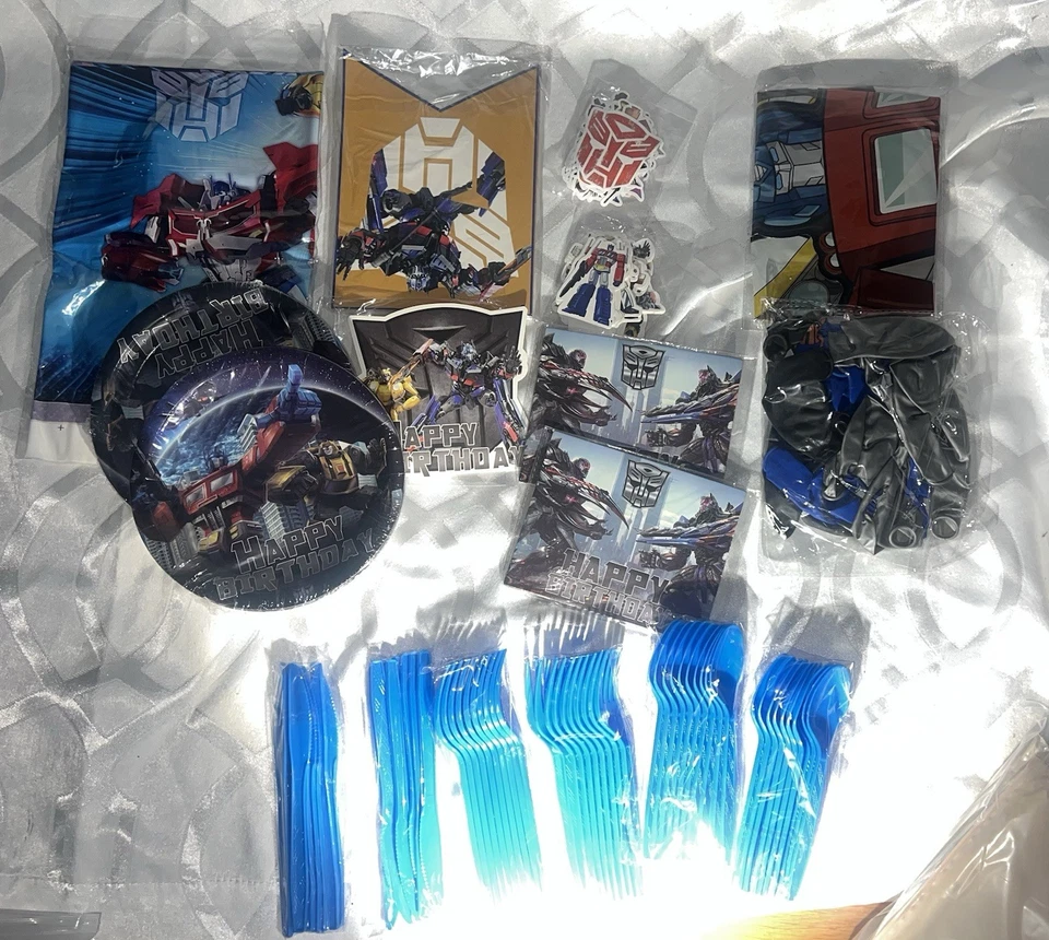 Transformers Birthday Party Supplies - Image 1 of 4