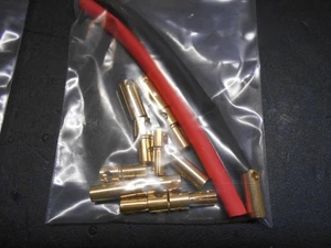 5.0mm Gold plated Bullet Banana Plug Connector Male/Female 6 x Pairs - Picture 1 of 2