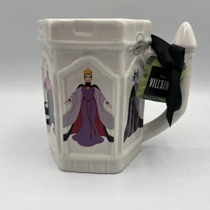 Rae Dunn Disney Villains Queens of Mean Large Mug Cup Double Sided New w/Tags - Picture 1 of 10