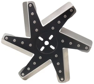 Derale 19113 13in Stainless Flex Fan 6 Blade Mechanical Cooling Universal - Picture 1 of 5