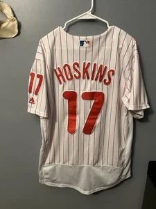 Camiseta Philadelphia Phillies Rhys Hoskins Majestic Auténtica Base Flexible Talla 44 - Imagen 1 de 5