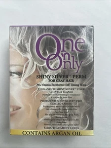One ‘N Only Shiny Silver Perm for Gray Hair W/ Argan Oil New In Box - Picture 1 of 6