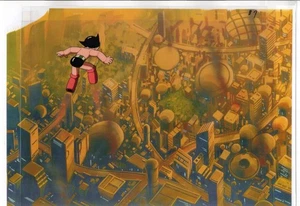 y15 Animation Art Astro Boy Large Cel Animatic Video Layout Set A3 Cell Collect - Picture 1 of 2