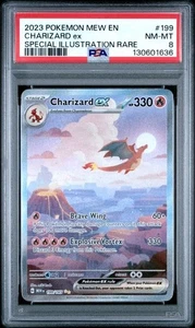 Charizard ex (SIR) - 199/165 2023 Scarlet & Violet 151 PSA 8 NM-MT - POKEMON TCG - Bild 1 von 2