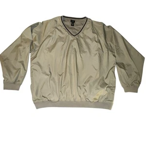 Izod XFG Large einfarbig hellbraun Langarm gefütterte Windbreaker Jacke mit Taschen - Bild 1 von 13