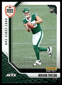 2025 Panini Instant Mason Taylor ROOKIE CARD RPS FIRST LOOK 1/443 SP Jets #20 RC - Bild 1 von 2