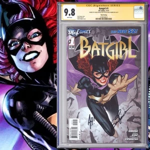 CGC 9.8 SS Batgirl #1 Third Printing signed by Adam Hughes & Gail Simone 2011 - Bild 1 von 2