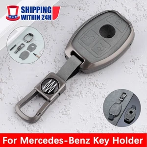 Funda para llave inteligente Fit Mercedes-Benz carcasa cuero llavero soporte accesorios para automóvil - Imagen 1 de 12