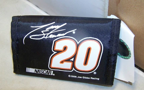 RICO #20 2006 TONY STEWART NASCAR NYLON TRIFOLD WALLET BLACK NIB Cover