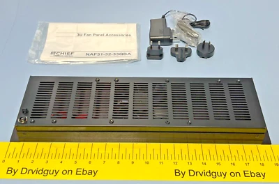 Chief Raxxess NAF31QBA Rack Fan Panel; 3U, 60 CFM - Image 1 of 4