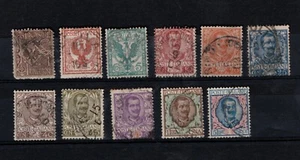 Regno d'Italia 1901 Serie Floreale usata -ottime centrature-annulli originali - Foto 1 di 1