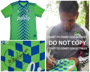Raul Ruidiaz signed Seattle Sounders FC soccer jersey COA proof autographed - Picture 1 of 4
