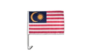 Malaysia Autofahne Autoflagge Fahnen Auto Flaggen 30x40cm - Bild 1 von 1