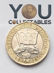 £2 Two pound coin 2008 Olympic Games Beijing to London handover 2008-2012 RARE - Picture 1 of 1