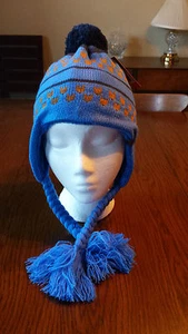 The North Face Youth Beanie Winter Hat Youth Medium NWT Deep Water Blue - Picture 1 of 4