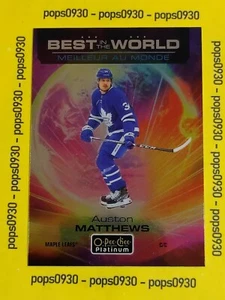 Auston Matthews, Toronto, 2021, O-Pee-Chee Platinum, Best in the World, #BW-4 - Bild 1 von 2