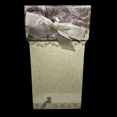 Punch Studio List Note Pad Stationary Floral Peacock NEW SEALED Large Tropical - Image 1 of 4
