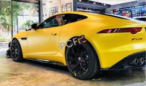 Alerón de extensión de faldones laterales de auto de fibra de carbono real para Jaguar F-TYPE 2014-2024 - Imagen 1 de 7