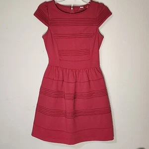 ELLE Dress Sz 2 Red Laquer  CityChic Sassy Playful Cocktail - Picture 1 of 11
