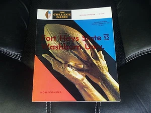 1968 WASHBURN (KS) AT FORT HAYS STATE (KANSAS) COLLEGE FOOTBALL PROGRAM  EX-MINT - Picture 1 of 1