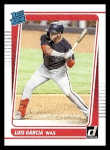2021 Donruss #45 Luis Garcia Washington Nationals  Baseball card