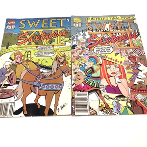 SWEET SIXTEEN Set #6 Oct Final Issue RARE  & #5 Sept Issue Marvel Comics 1991 - Picture 1 of 10