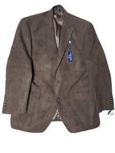 Chaps Blazer Abrigo Chaqueta Deportiva Marrón Para Hombre Talla 42R Dos Botones - Imagen 1 de 9