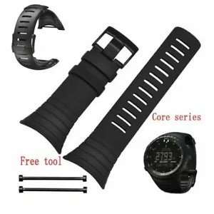 For SUUNTO CORE SS014993000 Original Luxury Rubber Replacement Watch Band Strap - Picture 1 of 11