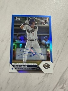 2023 Pro Debut SEAN MCLAIN Blue Auto #’d /150