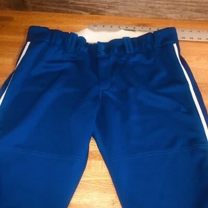 Women's Softball Pants, Women's XL, Royal With White Trim - Picture 1 of 7
