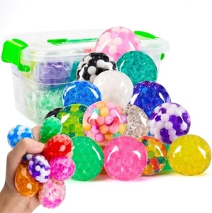 Mini stress balls relieve anxiety, improve hand flexibility, party fun. - Picture 1 of 5