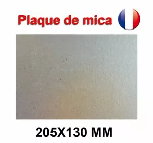 Plaque de Mica à découper Pour Four Micro-Ondes Universelle 205X130 mm France - Imagen 1 de 3