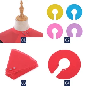 Hair Cutting Collar Silicone Cape Hairdressing Pad Clasp Design Barber - Picture 1 of 11