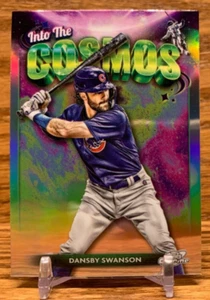 DANSBY SWANSON Into the Cosmos | 2024 Cosmic Chrome Chicago CUBS - Picture 1 of 2
