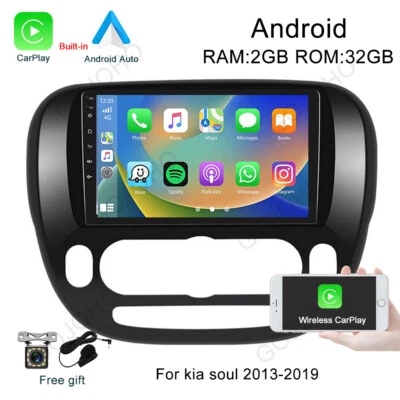 Android 13 Car Stereo Radio GPS Navigation apple CarPlay For Kia Soul 2013-2019 - Image 1 of 4